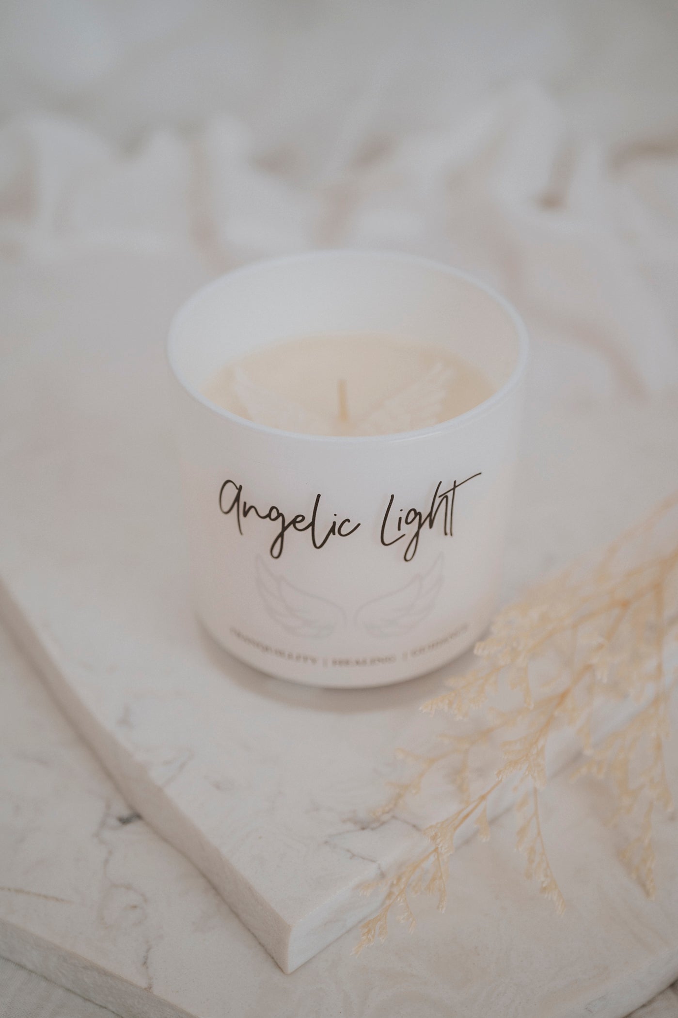 'Angelic Light' Coconut Soy Wax Candle