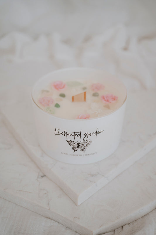 'Enchanted Garden' Coconut Soy Wax Candle