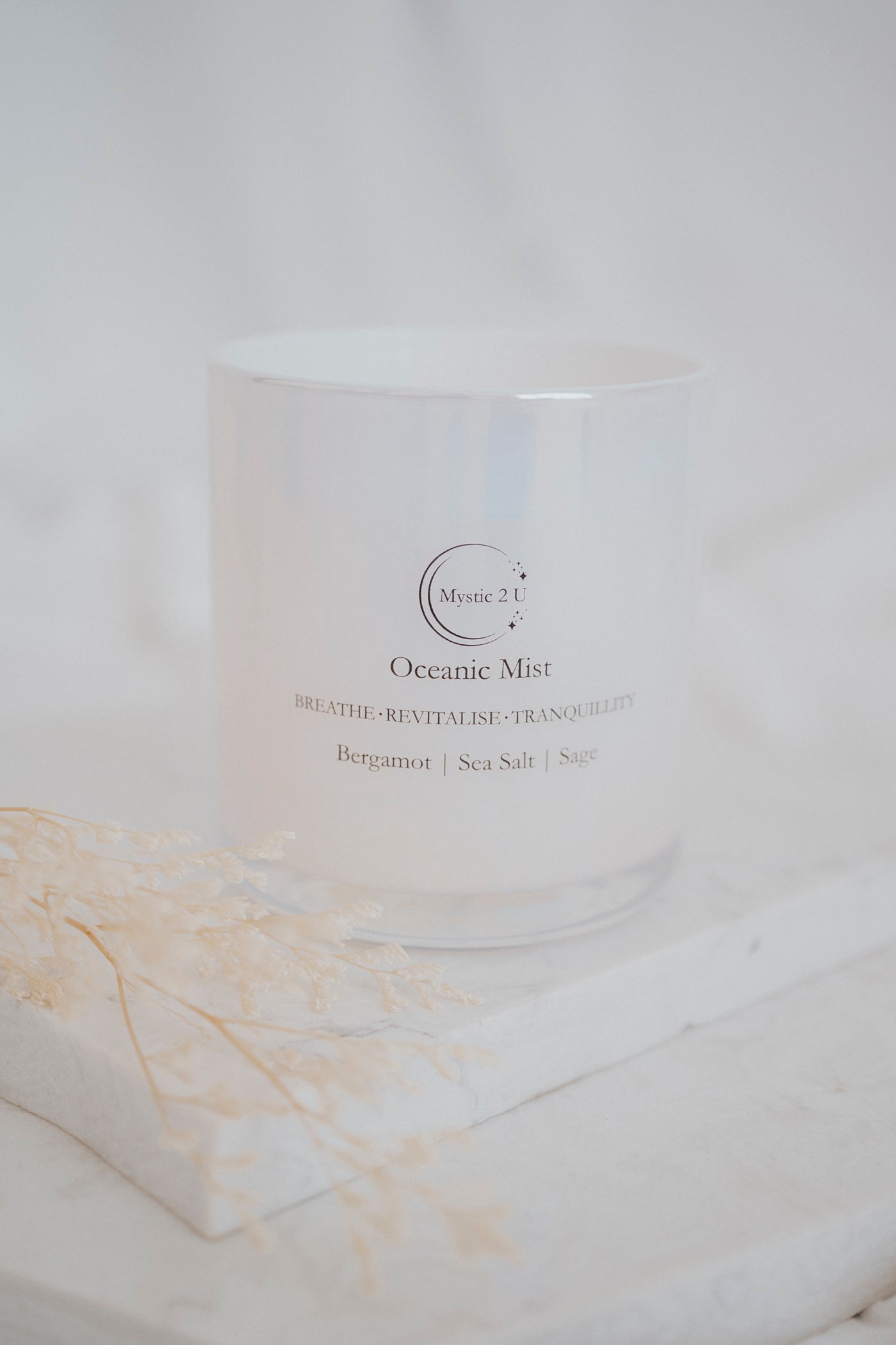 'Ocean Mist' Coconut Soy Wax Candle