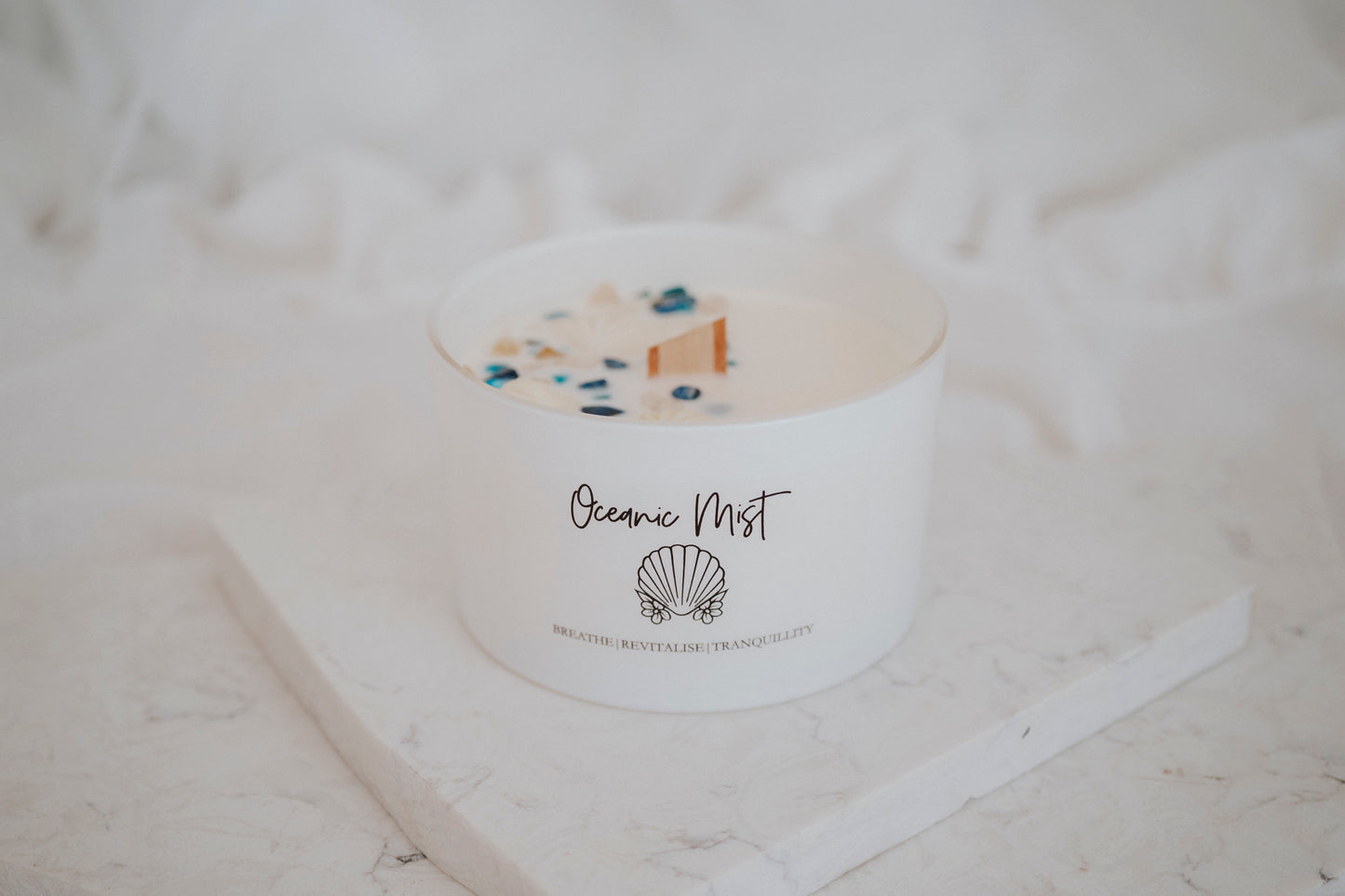'Ocean Mist' Coconut Soy Wax Candle