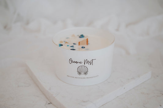 'Ocean Mist' Coconut Soy Wax Candle